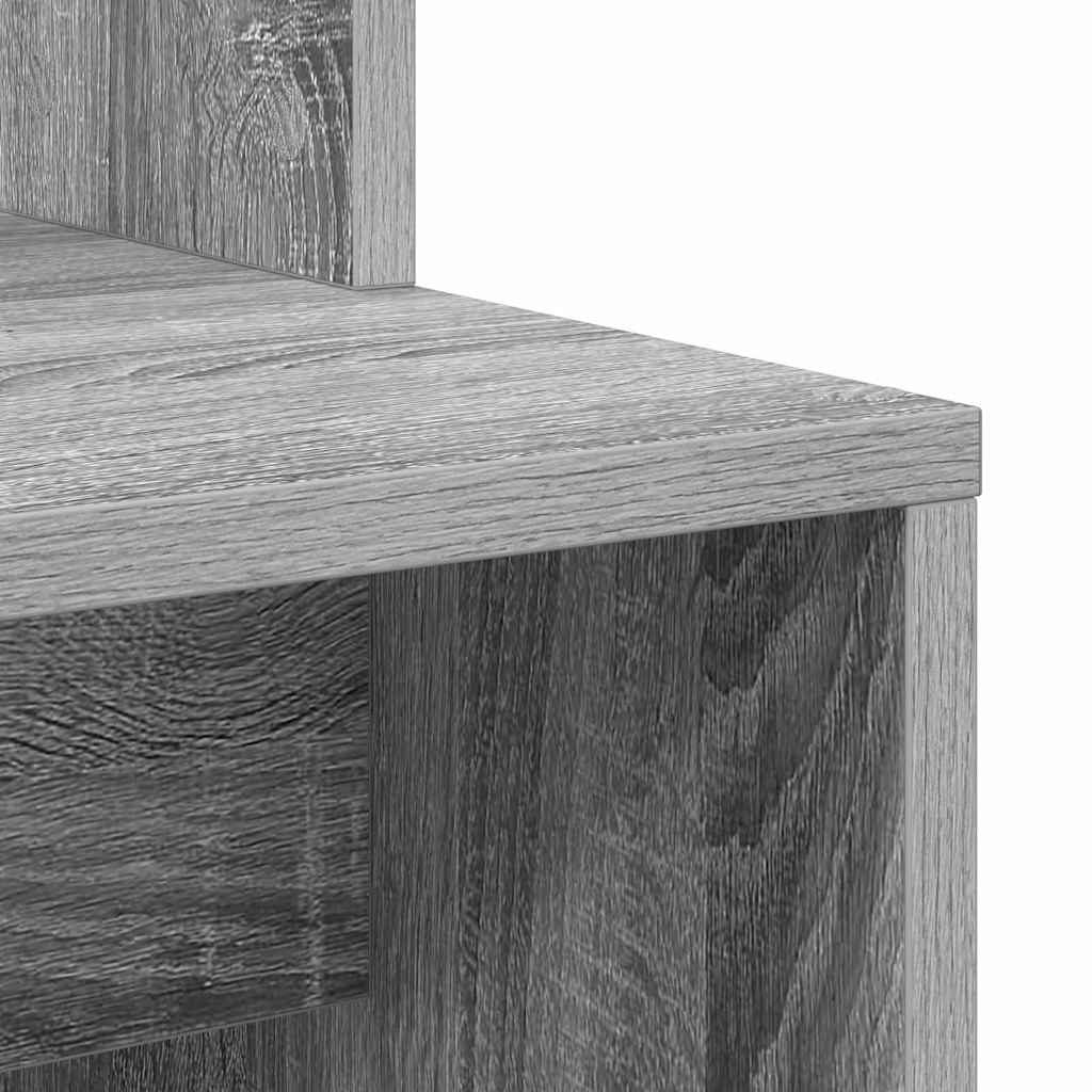 Desk in Grey Sonoma 78.5 x 37 x 154.5 cm Engineered Wood