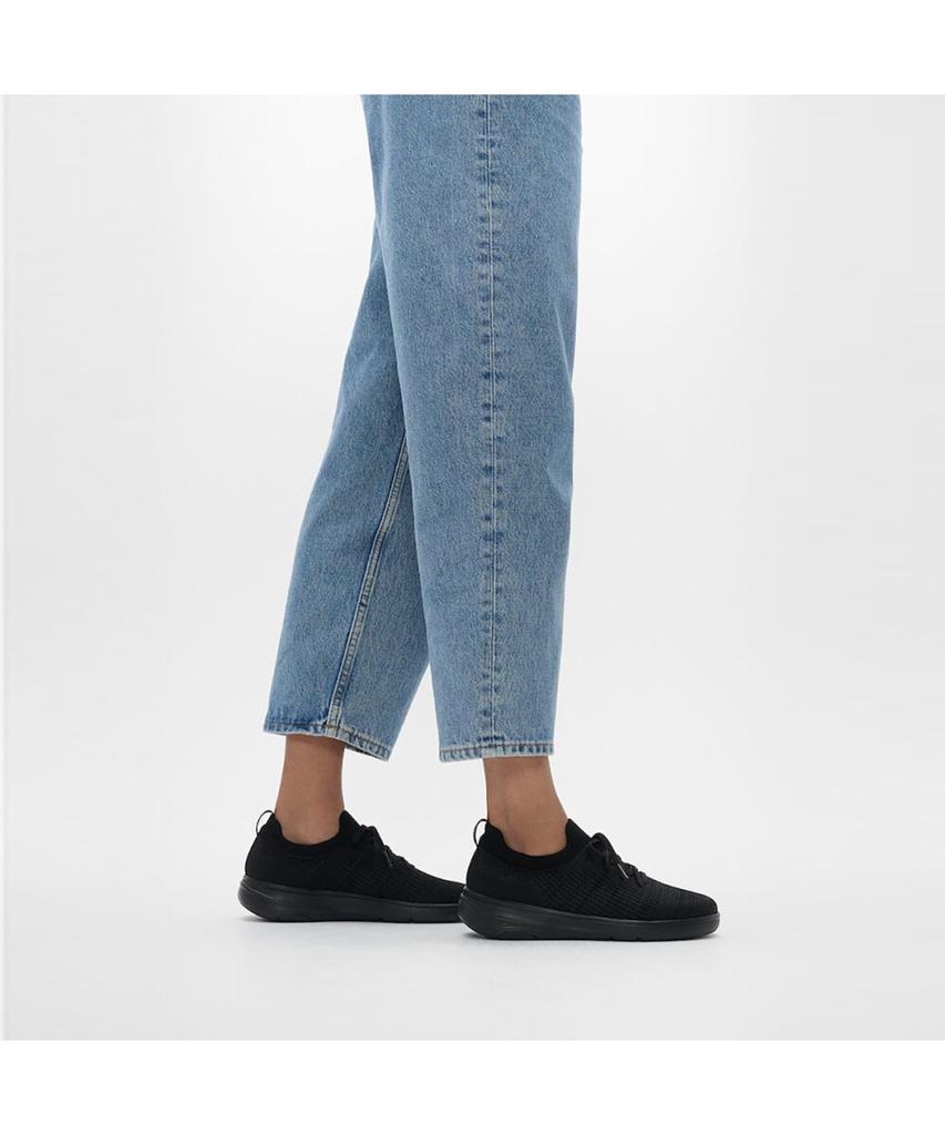 Fitflop [Super-Q] Women'S Knit Slip-On Sneakers - All Black (Ft59K2N224)