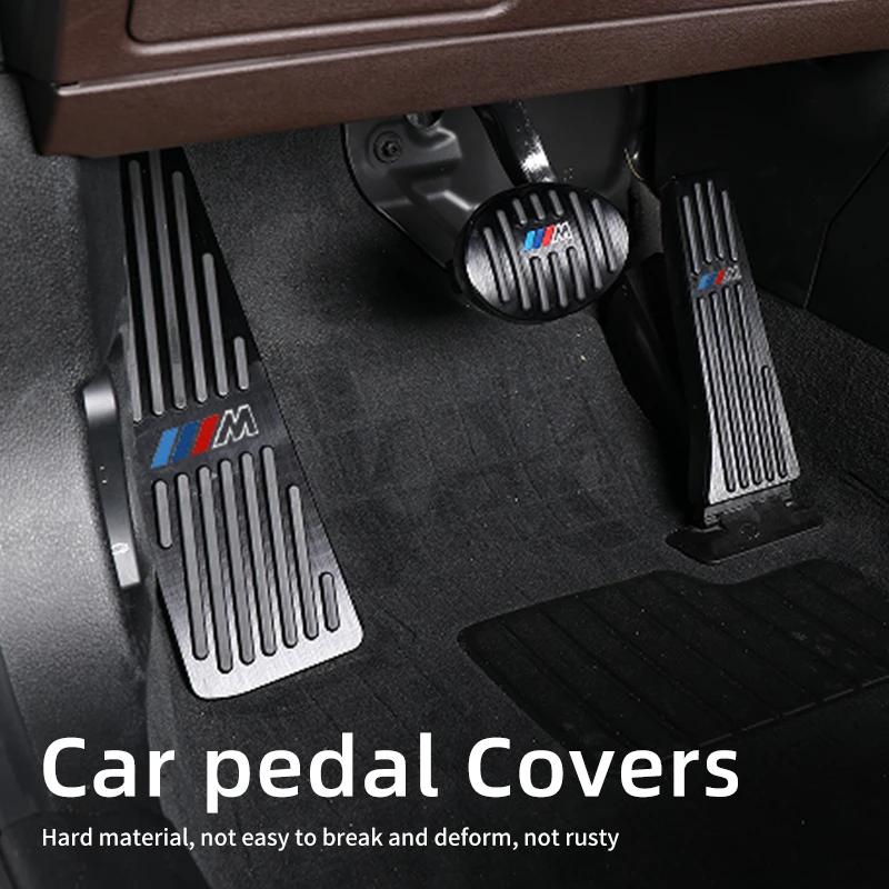New Foot Rest Fuel Brake Gas Pedal Pads Covers For BMW 3 5 series E39 E46 E87 E90 E91 F10 F30 F20 F25 F01 X5 X3 M4 Car Acce