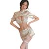 Sex Underwear Women's Sexy Lace Hollow Antique Cheongsam Uniform Pajamas Hot Suit