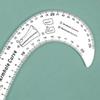 Multifunctional French Curved Ruler for Tailoring Clothing Pattern Making Dressmaking Clear Acrylics Sewing Ruler Tool