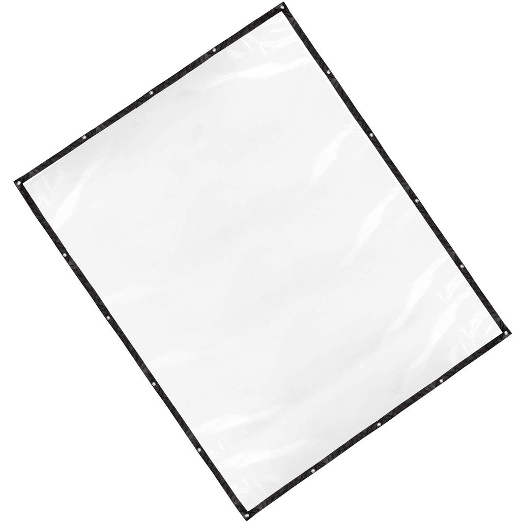 Clear Tarp Waterproofing Rainproof Transparent Plastic Tarp Cover with Eyelet for Chicken Coop Greenhouse Plant