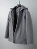 Men's Winter Retro Thick Ramie Cotton-Linen Hooded Jacket