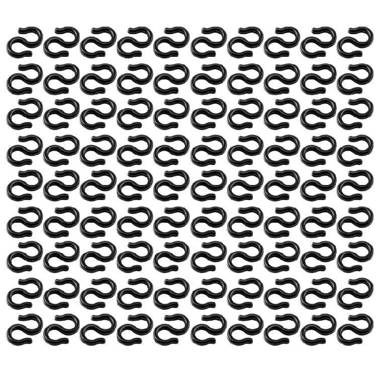 Black S-Hook Clip Hook Shifts Cable Brake Gear Cable Housing Fixing Holder Guide