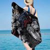 Mecha Armor Robotic Design Beach Towel, Super Soft Microfiber, Gift for Her/Him, Birthday, for Pool, Beach, Travel, Home Decor Fan gifts