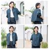 YUN Yun Collarless Long-sleeved Short Jacket 1116 Autumn New Commuter Versatile Design Sense Small Top Women