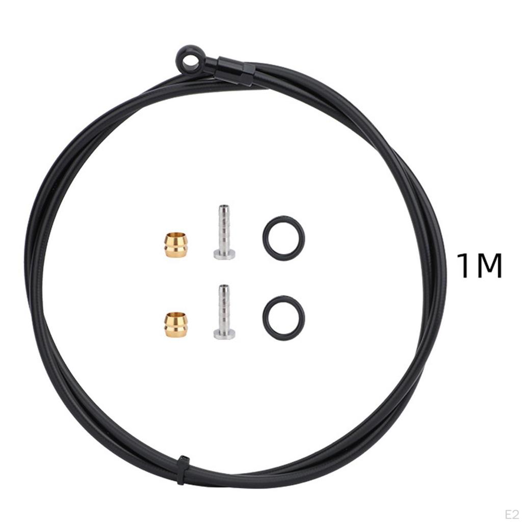 Hydraulic Disc Brake Hose Kit Anti-Corrosion Olive And Connecting Insert Set Cold Resistance