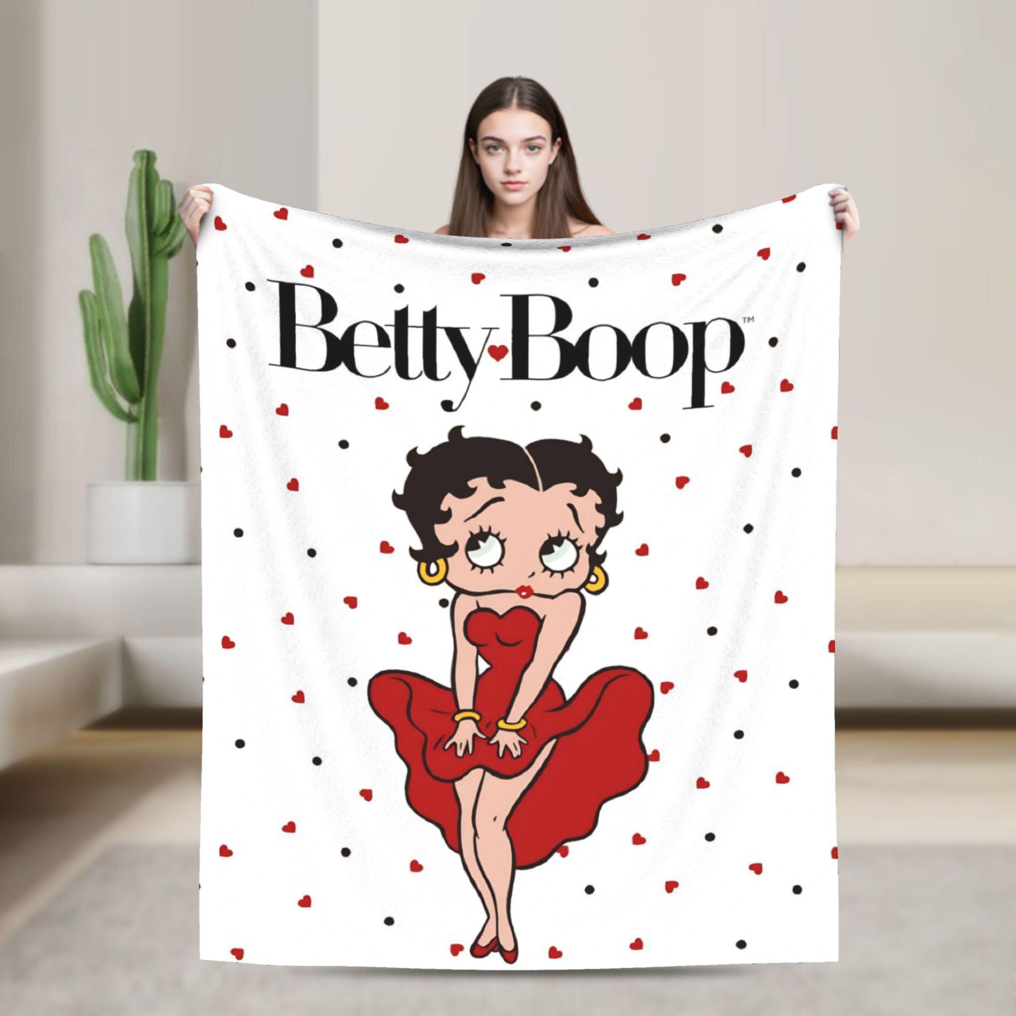 Плед B-Bettys Boops Super Soft Warm Пледы для кровати 50x60 дюймов Различные размеры Пледы для постельного белья 150x200cm