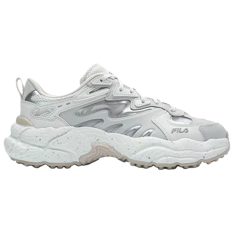 FILA Original Comfortable Durable Dad Shoes Women sneakers Gray White F52W632175FOB