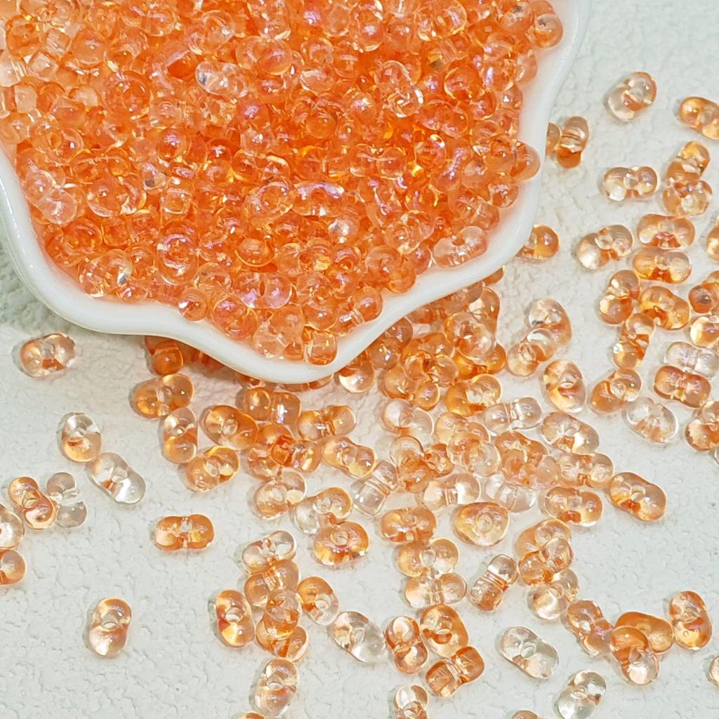 3x6mm Peanut Glass Rice Beads for DIY Jewelry Making: Loose Beads for Bracelets and Necklaces.