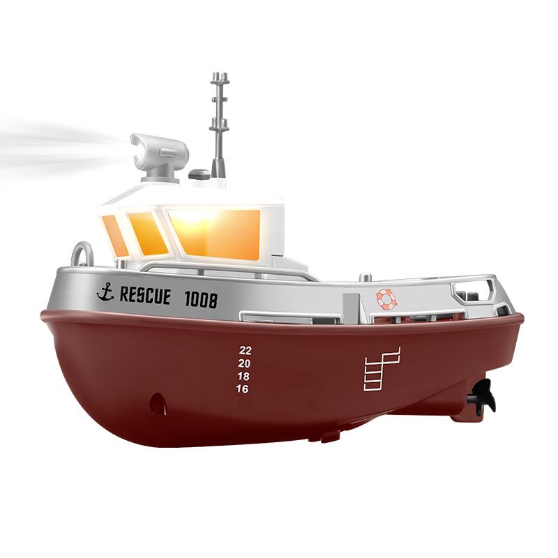 Rechargeable 2.4G Remote Control Paddle Boat for Kids - Mini Electric Water Toy