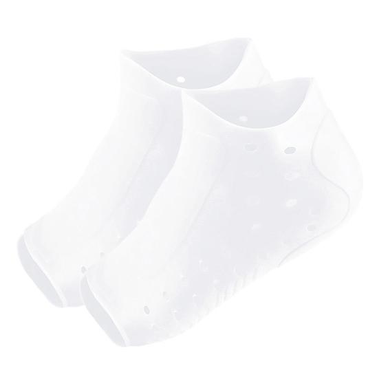 1 Pair Heel Protector Cover Plantar Fasciitis Blister Cracked Heels Spurs Pain Relief Non-slip Breathable Men Women Heel Guard Sleeve