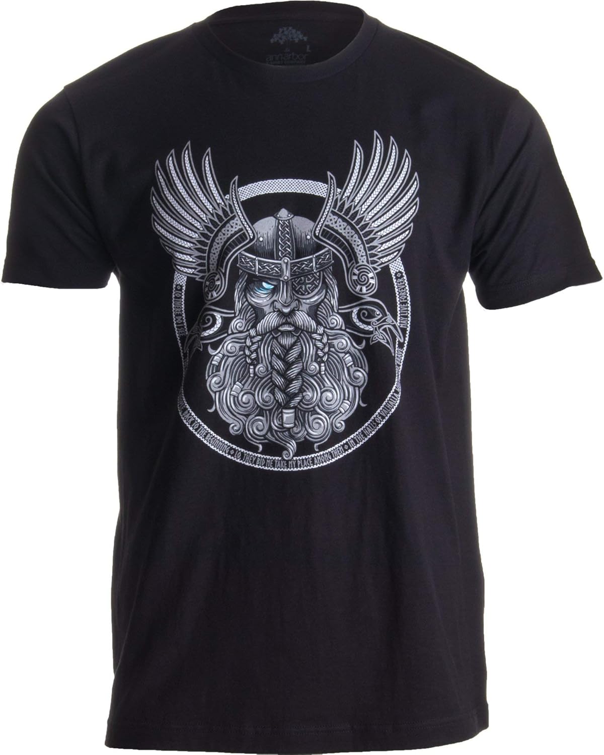 Odin | Norse Mythology God Valkyrie Valhalla Viking Raven Nordic Thor T-Shirt S