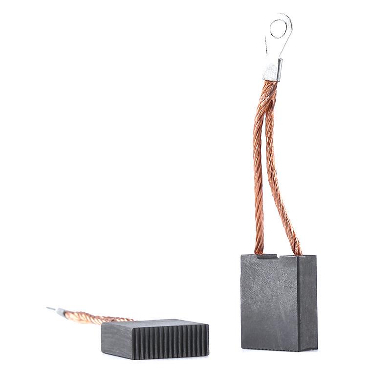 Durable Carbon Brush for 215 Slotting Machine, 7*18*21mm, Double Copper Wire