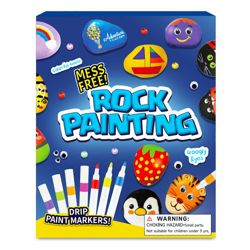 Handpainted Rock Art Kit For Kids Creative Diy Colorful Painting Educational Toy Set