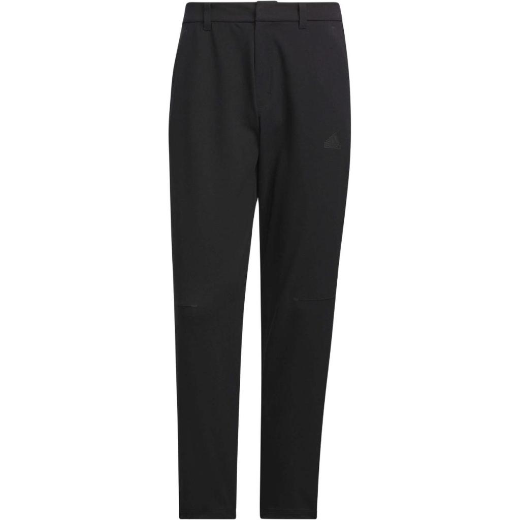 Adidas Plain Straight-Leg Casual Pants Men Bottoms Black IS4955