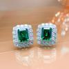 Exquisite Female Pierced Earrings Dazzling Zirconia Lady Engagement Accessories for Women Aesthetic Fashion Jewelry Gift