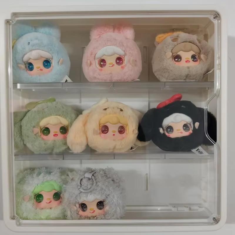 Yooki Cutely Rabbit Plush Blind Box Vinyl Trendy Toy Soft Cute Doll Bag Pendant Keychain Mystery Box Girls Surprise Gift
