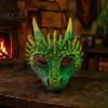 Breathable Cosplay Props for Adults Dragon Masque Adults, Halloween 3D Detailed Comic Exhibition Headgear Full Face Festival, Carnival Masquerade