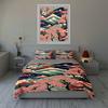 Mountain floral scenery Bedding Duvet cover sets Duvet covers Pillowcases gifts (1 * Duvet Cover 2 * Pillowcases, without duvet insert)
