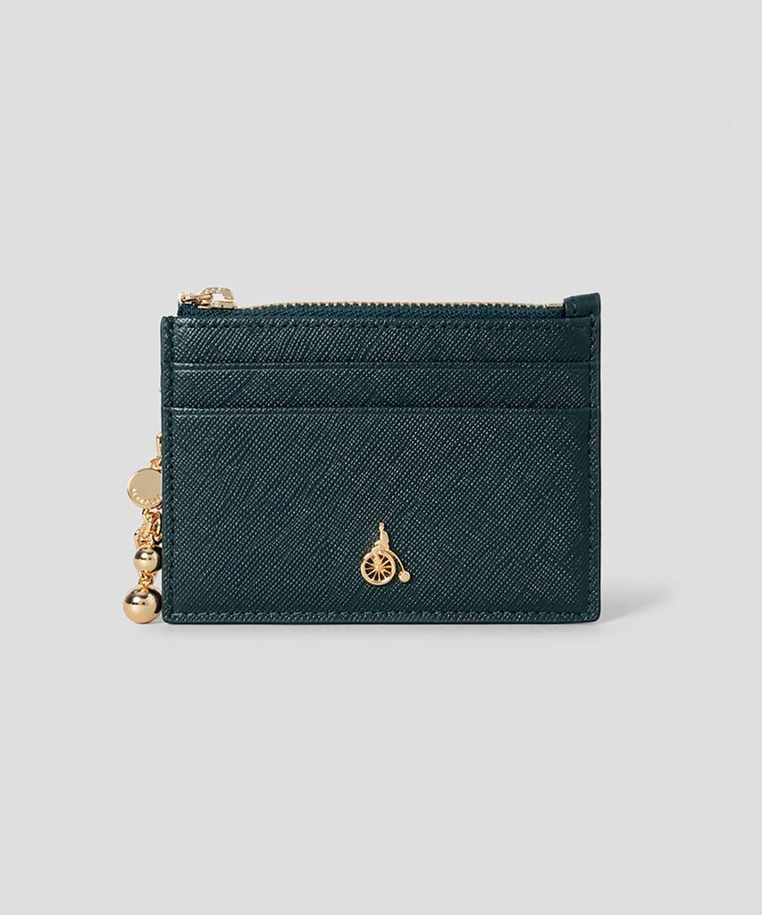 Beanpole Accessory Lucy Zipper Card Wallet Green