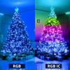 USB Bluetooth LED Garland String Light Christmas Wedding Party Decoration Lamp Dream Color Fairy Lights RGBIC Kids Gift