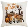 Pillowcase Linen Halloween Celebration Funny Pumpkin Head Home Living Room Pillowcase