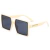 New large-frame European and American trend sunglasses fashion street shooting travel sunshade sunglasses women's square sunglasses