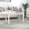 Day and Night - Day and Night Solid White Pine Wood Coffee Table 110x55x45 Cm