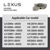 2 Stück Auto Tür Willkommenslicht für LEXUS ES LS IS IF LX RX GS GX HS NX LM LC LF RZ RC HD LED Lampe Nachrüstung Laser Dekor Projektor