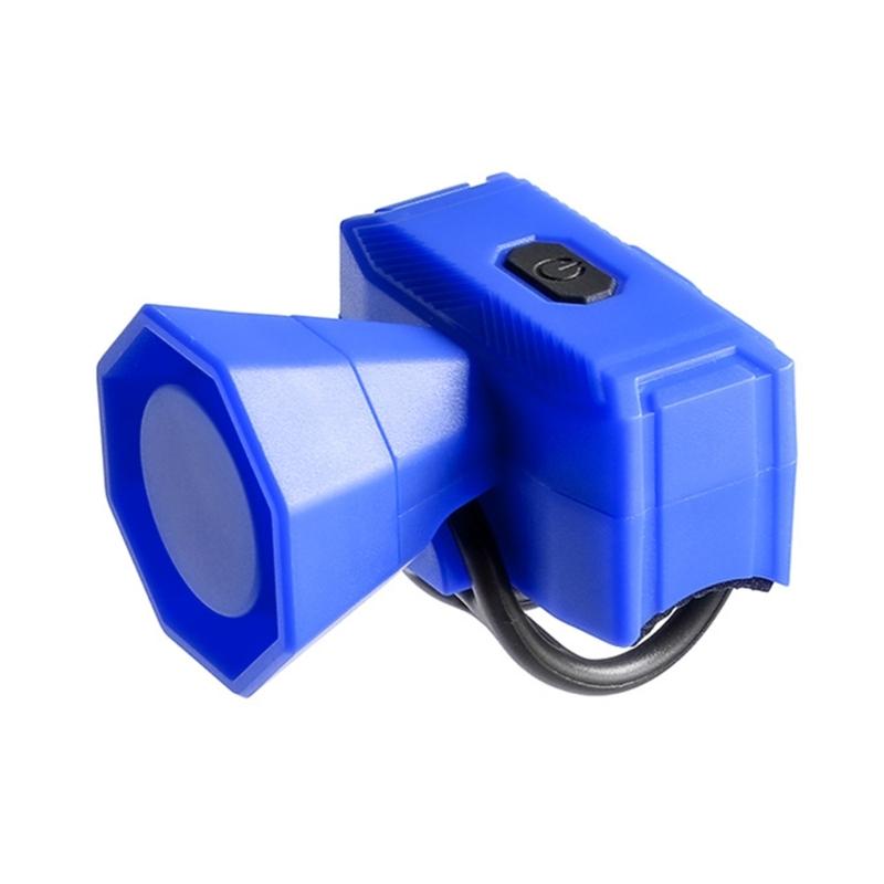 

USB Rechargeable Bicycles Horn Bike Bells 5 Sound Modes Easy to Install for Adults and Kids Cycling Safety Part синий