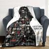 Ronaldo's Legacy Manchester United Blanket Durable Comfort Great for Office Chair Bedding Office Four Seasons Universal Playful Design