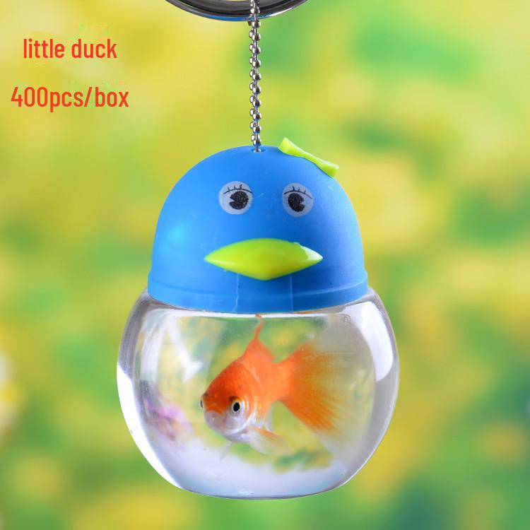 

Компактний дихаючий пластиковий акваріум з отвором для повітря для дрібних риб або черепах