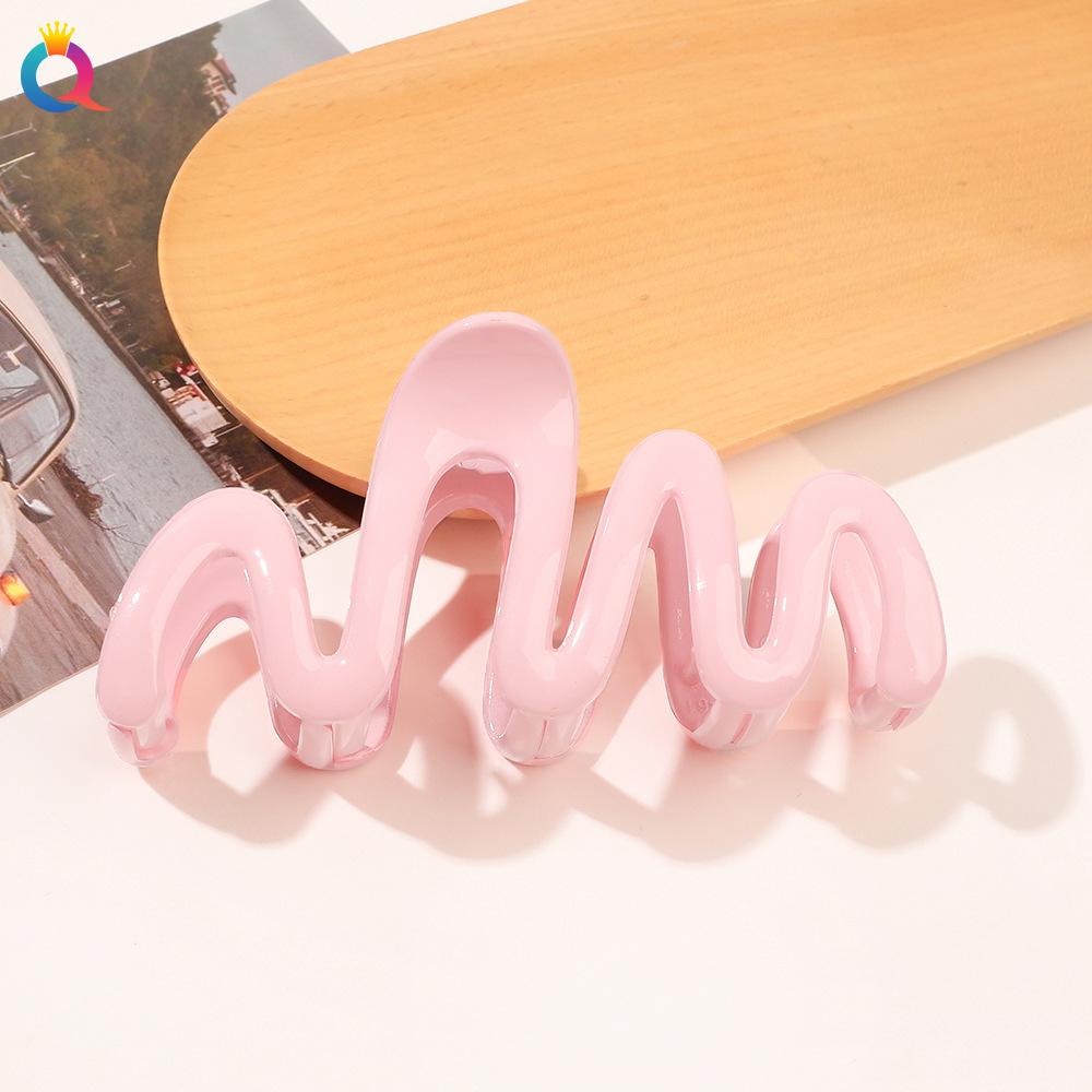 Colorful Grip Wavy Hair Clip Back of Head Clip Hair Clip Updo Shark Clip Hair Accessories