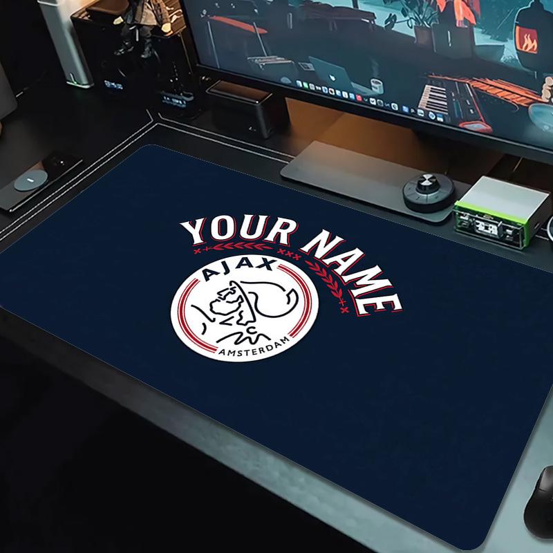 Poduszka z nadrukiem AFC Ajax Antypoślizgowa Mata pod laptopa/tablet Duża podkładka pod mysz XXL Mata do gry na mini PC Z blokowanymi krawędziami