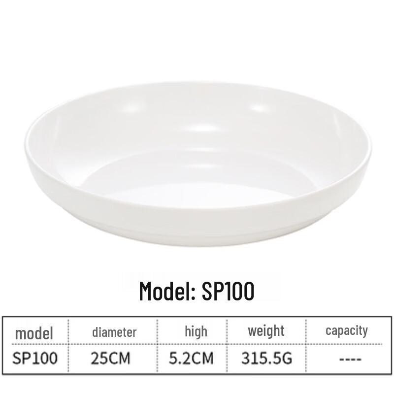 Melamine Round Dining Plate