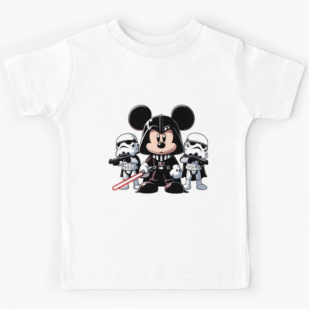 Cartoon Mouse Sci-Fi Warrior Design Kids T-Shirt 160