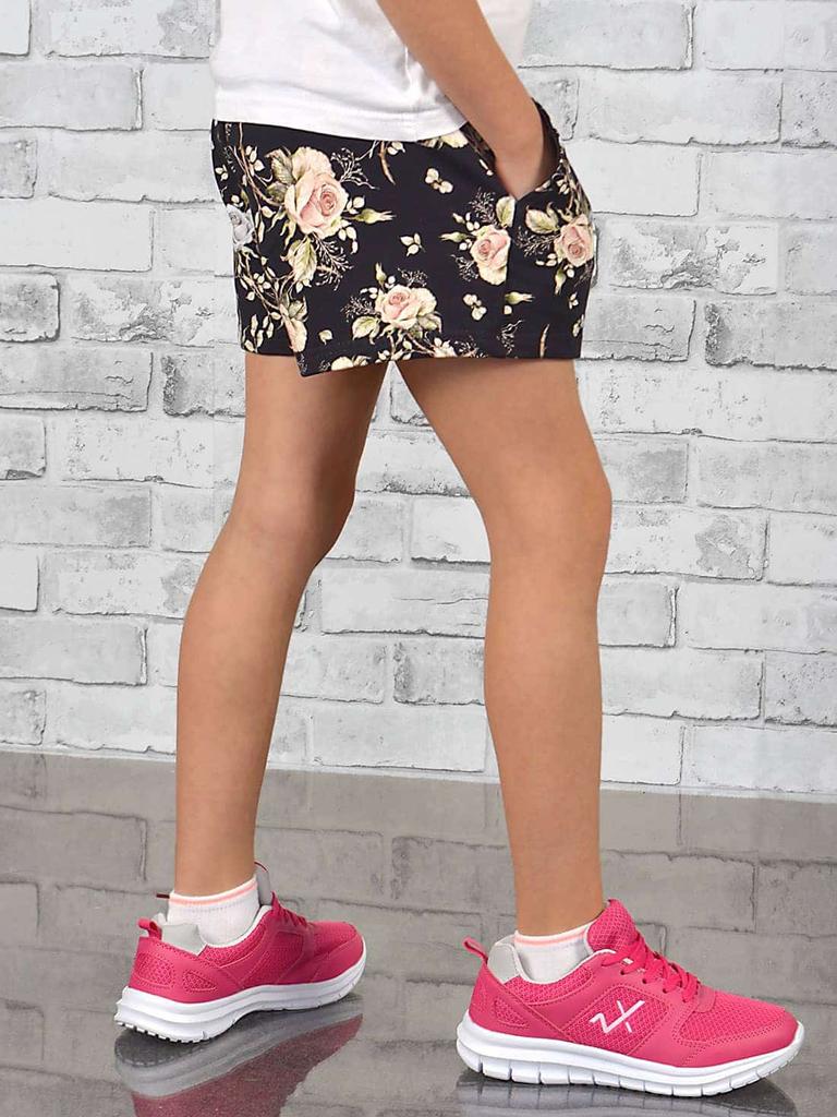 Girls Shorts Plain Colors