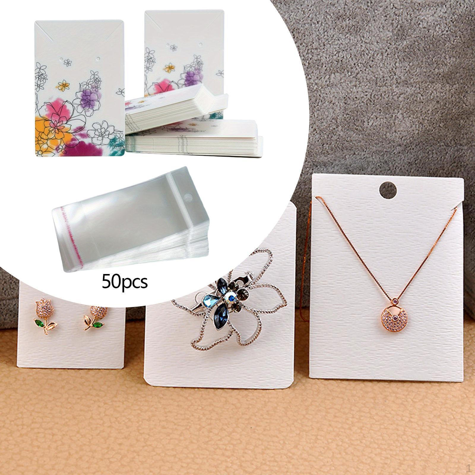 

50 шт. Серьги Дисплей Карты Ювелирные Изделия Серьги для Ожерелий Общежитие Дом E
