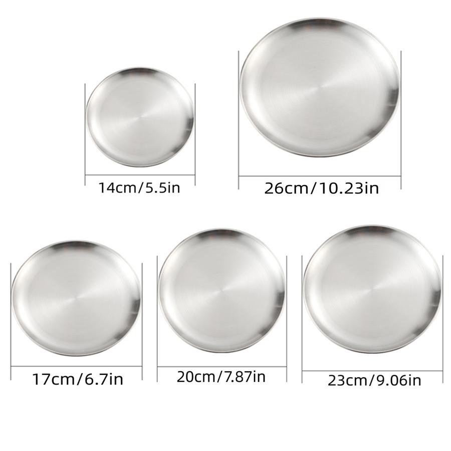 Stainless Steel Round Plate Grape Shaped Fruit Tray for Hotel Eco-Friendly Serving Food Tray