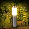 Solar Stainless Steel 3-LED Modern Waterproof Outdoor Garden Lamp