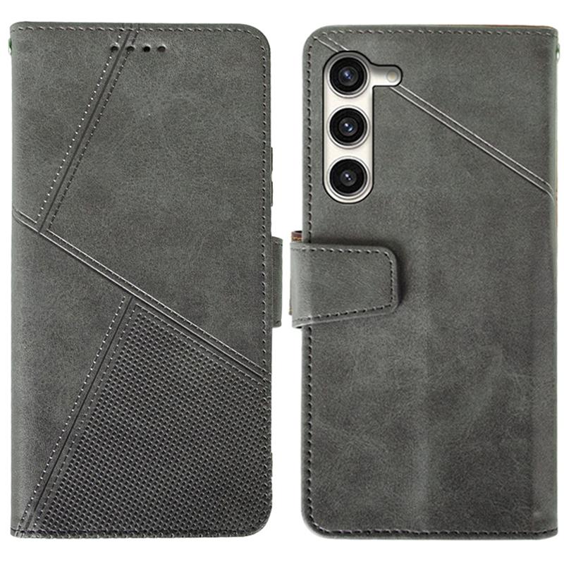 For Samsung Galaxy S24+ Calf Texture Leather Case Wallet Phone Cover