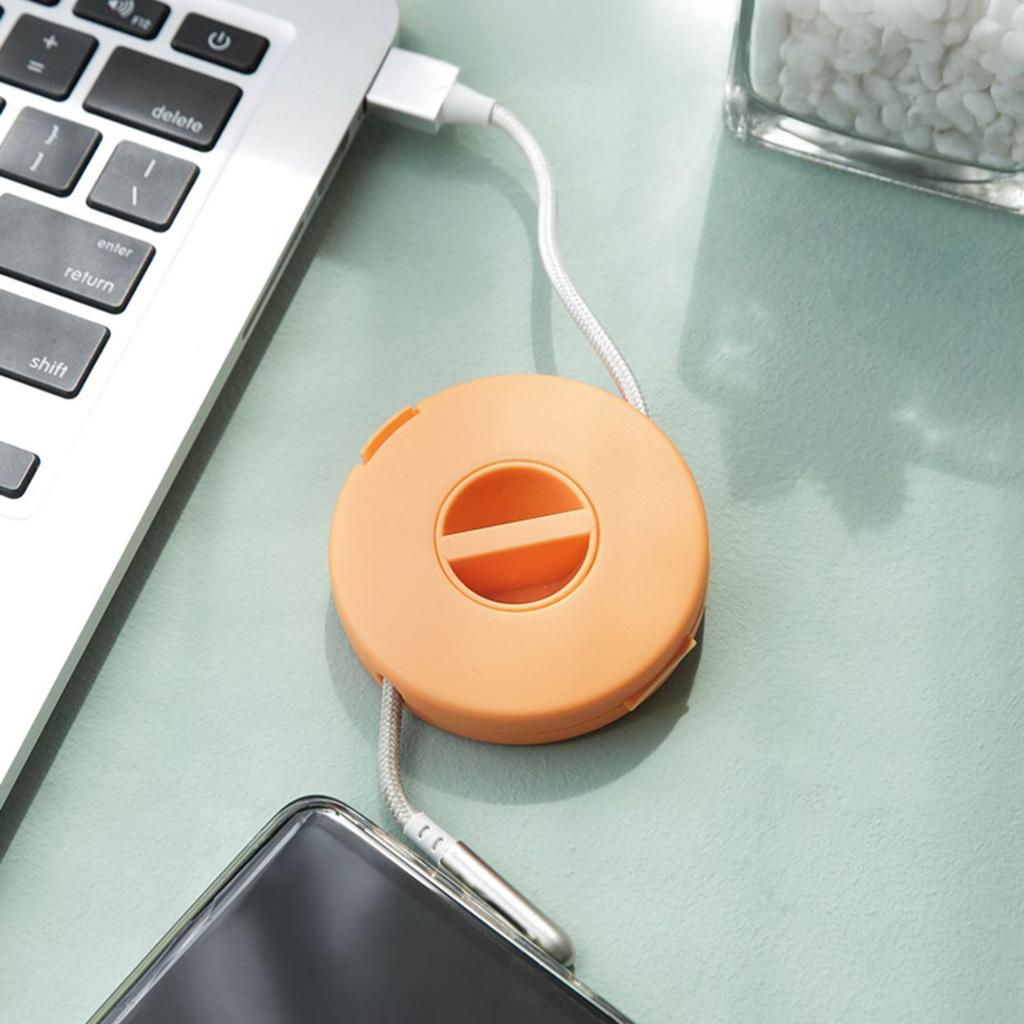 Wire Cable Winder Organizer Portable Travel Charger Cord Holder for USB Cable Headset Cord