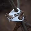 Campfire Tripod Plate Board with Chain, Turn Branches into Tripod, Stainless Corrosion-resistant Accessory Steel Support Plate, Portable Cooking