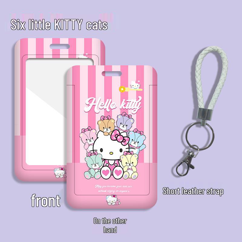 Sanrio Cartoon Student ID Card Holder - Cute Campus, Work, Bus, Subway, Meal Card Case