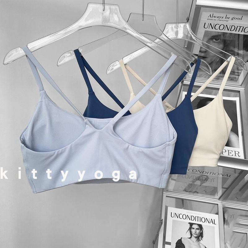 New Arrival Sports Spaghetti Strap Women's Summer Slim Looking Yoga Vest