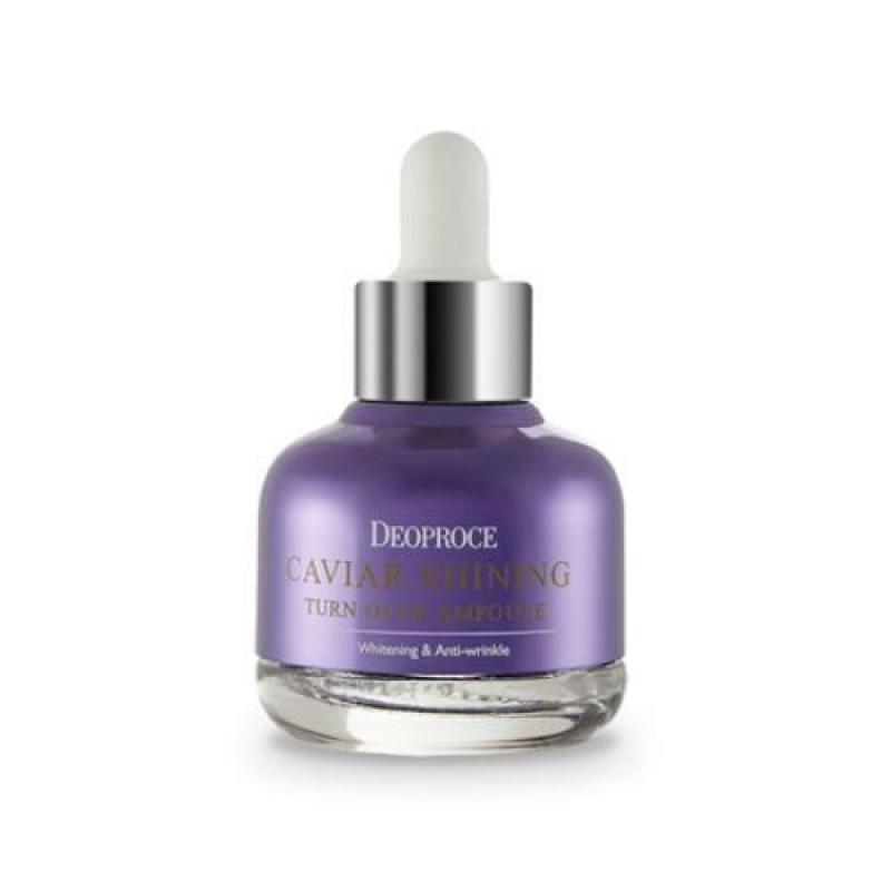 

Deoproce Восстанавливающая ампула с муцином улитки / Икрой / Зеленым чаем 30 мл Caviar Turn Over Shining