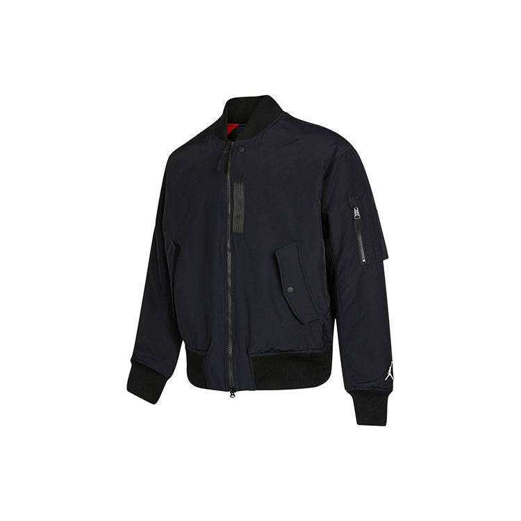 Jordan Jackets Men's Black Stand Collar Moderate Pilot DA9797-010