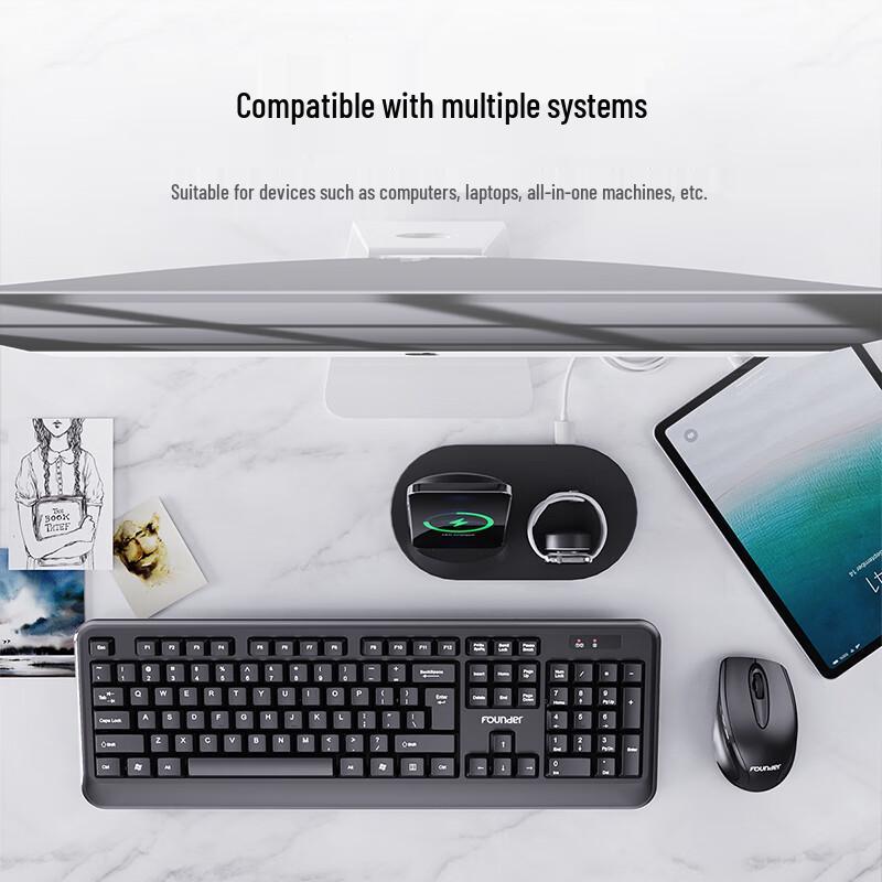 Founder W6208PLUS Wireless Keyboard Mouse Combo
