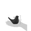 Creative Black Birds Matte Figurines Home Decorations Accessories (Pack of 2, Black)